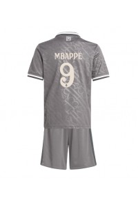 Real Madrid Kylian Mbappe #9 Babytruitje 3e tenue Kind 2024-25 Korte Mouw (+ Korte broeken)